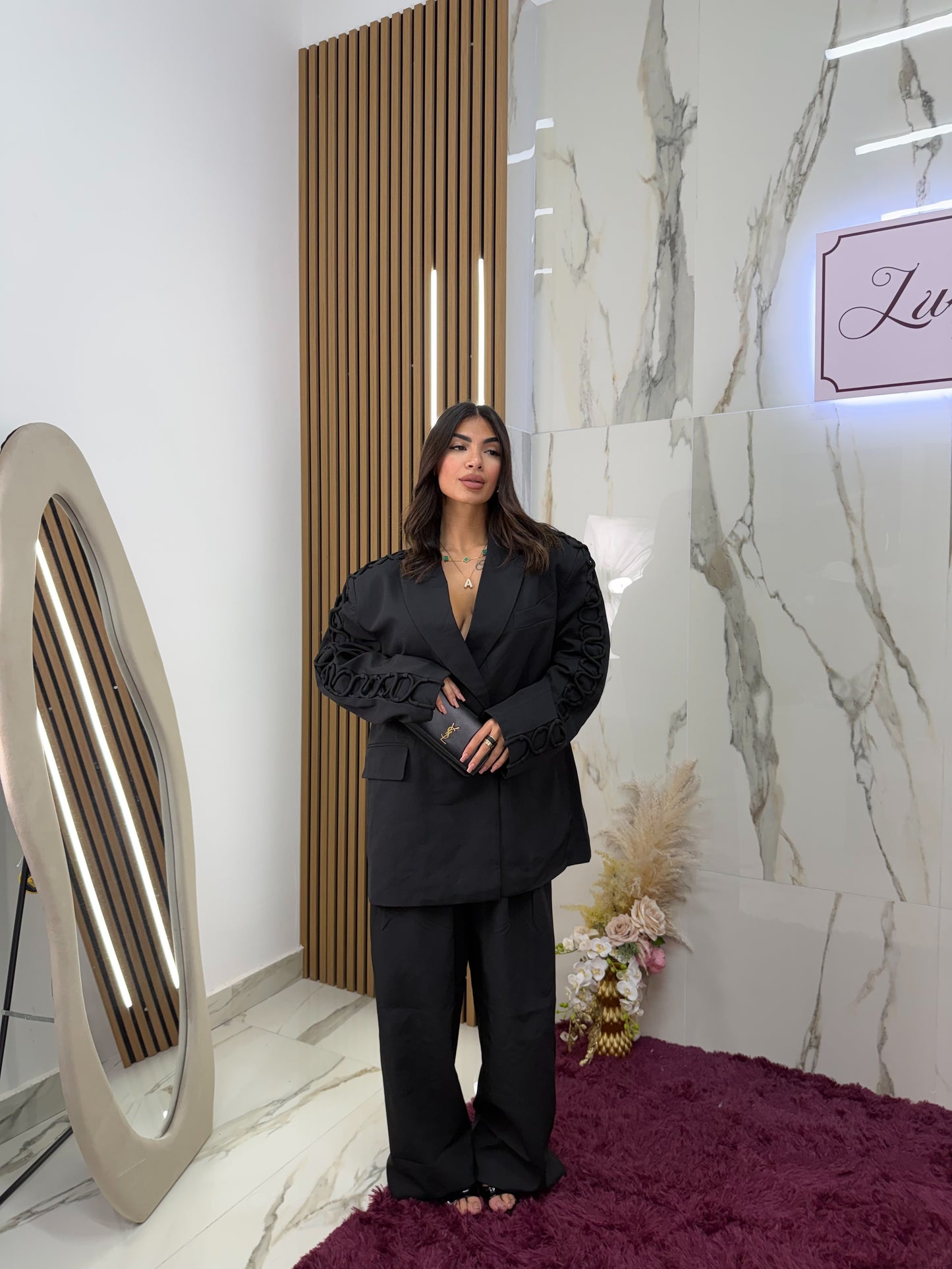 Tailleur Over Size treccia