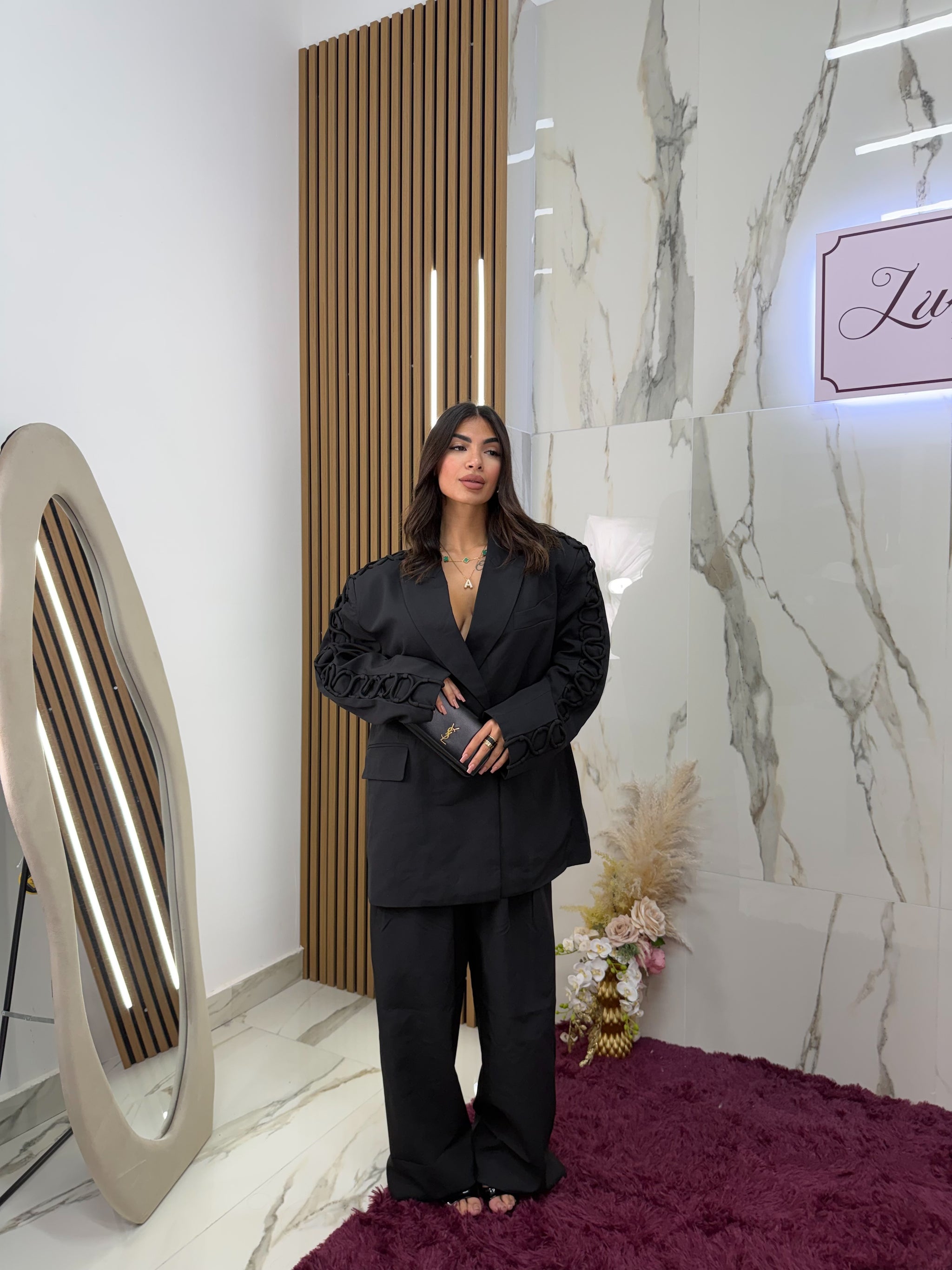 Tailleur Over Size treccia